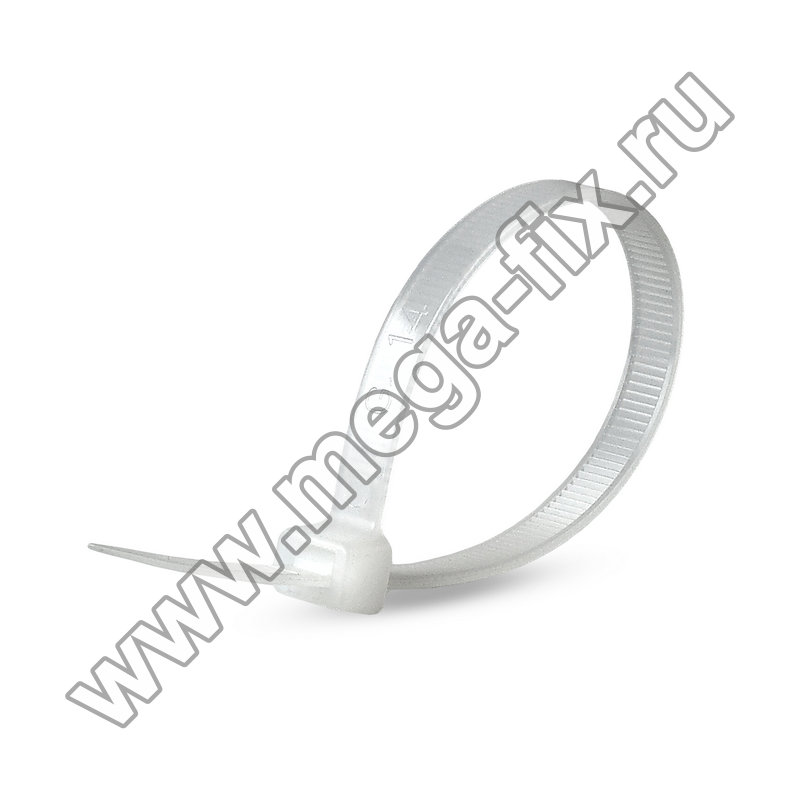 Стяжка нейлоновая MGF 4,6х200 мм белая (100 шт./ уп.)