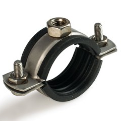 Хомуты для труб нержавеющие с гайками Хомуты для труб нержавеющие с гайками